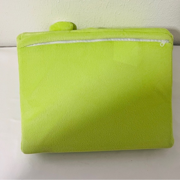 Kids IPad/Tablet & Book Pillow Stand Holder Lap Soft Green Frog Perfect EUC - Picture 7 of 7